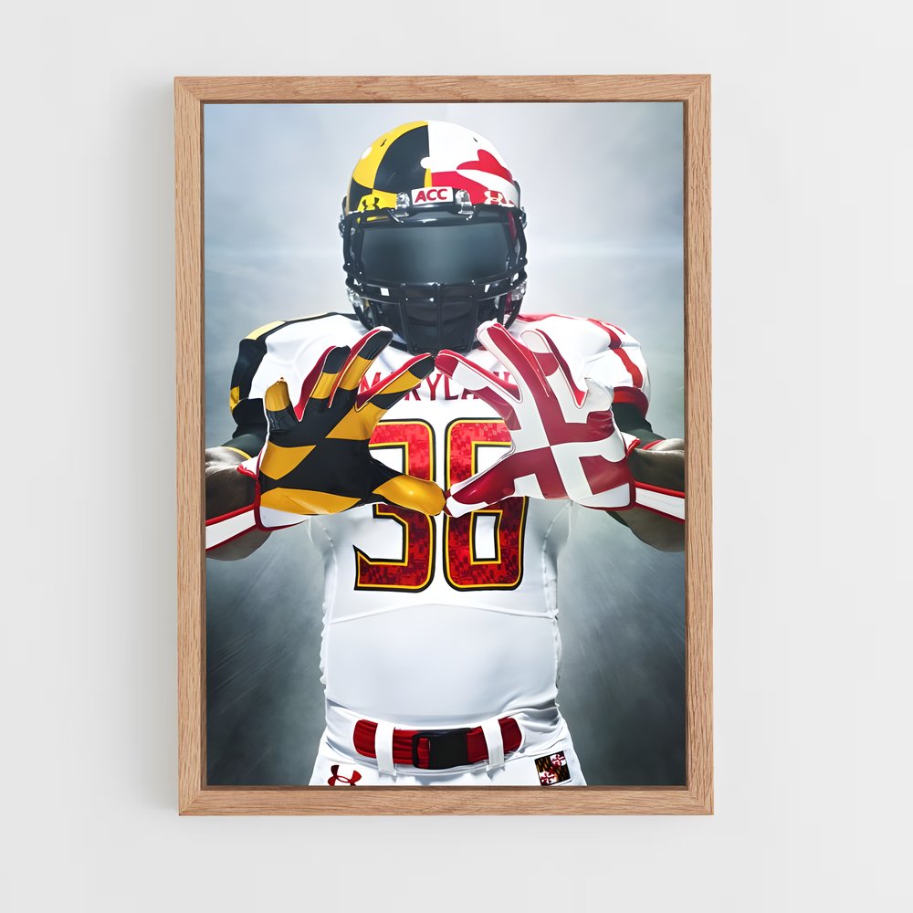 Poster Touchdown Maryland – affiche Basketball (vue 4)
